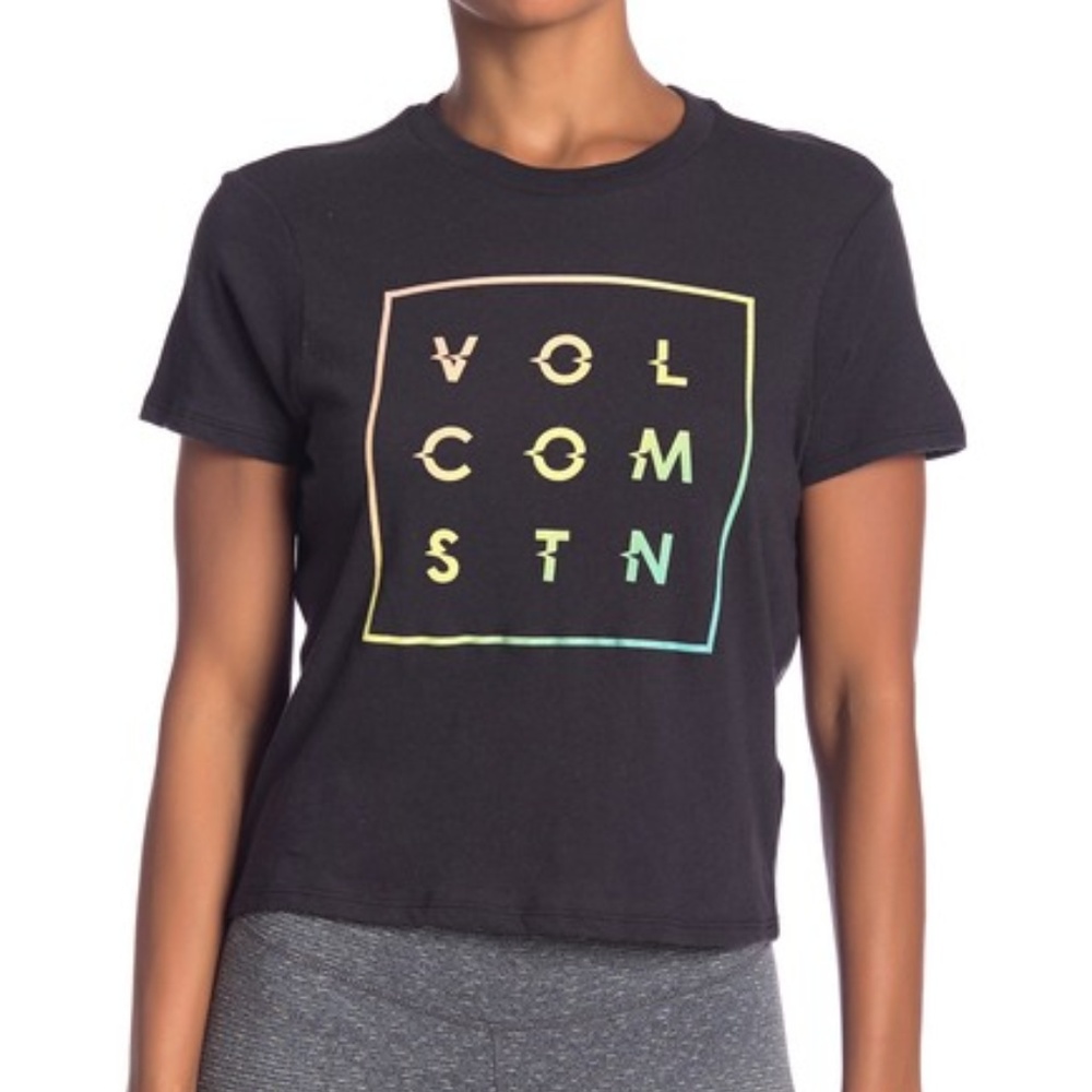 🌟NWT🌟 Volcom Black Little Brah Tee